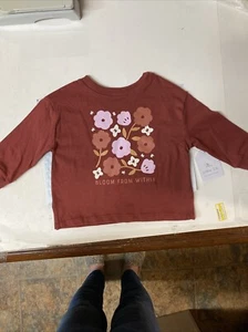 NWT Lauren Conrad Little Co. Baby Girls Size 9 Months Relaxed Skater Tee - Picture 1 of 4