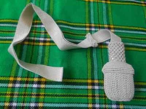 GERMAN OFFICER SWORD KNOT SILVER ARMY SWORD KNOT - Picture 1 of 4