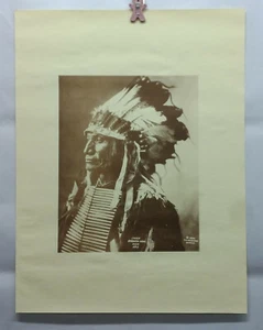 Rinehart - Native American Portraits - Chief Broken Bone - Sioux - Print - GC - Picture 1 of 2