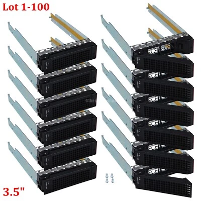 Lot 3.5 Caddy Tray For Lenovo RD650 550 450 RD350 03T8898 TD350 TD450 03T8897 - Image 1 of 4