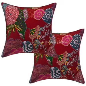 Funda de Cojín Kantha Étnica Boho Bohemia Sofá Coche Fundas de Almohada para Decoración del Hogar - Imagen 1 de 5