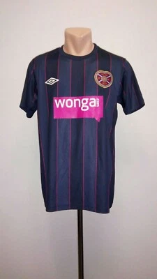 Football shirt soccer Heart Of Midlothian Hearts Away 2011/2012 Umbro jersey S - Image 1 of 4