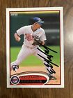 2012 Topps Update #US112 Eduardo Escobar RC ROOKIE CARD Autograph Signed Twins. rookie card picture