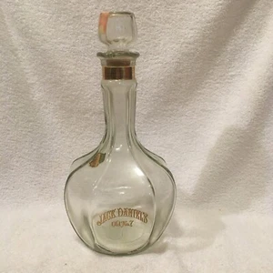 Vintage Jack Daniels Old No. 7 Riverboat Captain Glass Bottle Decanter Empty  - Picture 1 of 9