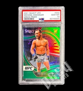 2021 Panini UFC Select MICHAEL CHANDLER Octagonside Green Prizm ROOKIE #2/5 - RC - Picture 1 of 2