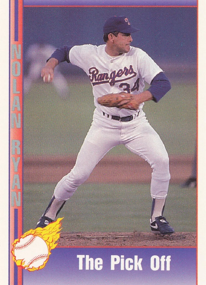 Nolan Ryan 1991 Pacific Nolan Ryan Texas Rangers #91 Baseball Card - Image 1 of 1