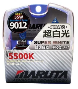 MARUTA® 9012 HIR2 55w 12v White 5500K Xenon Gas Filled Car Headlight Bulbs - Picture 1 of 3