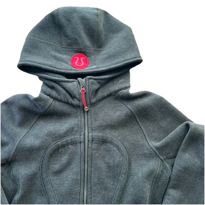 LULULEMON Scuba Hoodie Chakra Muladhara Rare Special Edition Sweatshirt Size 4 - Image 1 of 4