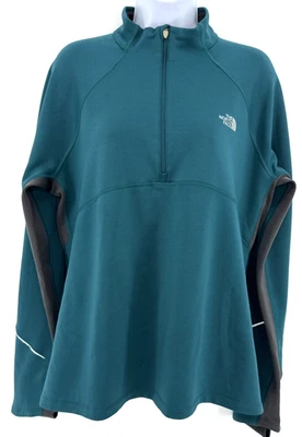 Calentadores de manos pulóver gris azulado con cremallera 1/2 XL Flight Series para mujer The North Face Foto 1 de 4