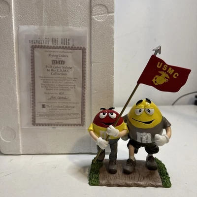 M&M’s “Flying Colors”, The Hamilton Collection Salute U.S.M.C. - NIB W/ COA - Image 1 of 4