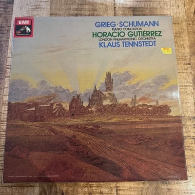 Edvard Grieg  Schumann Horacio Gutiérrez Piano Concertos LP VINYL UK 1978 STEREO - Image 1 of 4