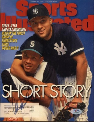 Alex Rodriguez Sports Illustrated SI 2-24-1997 Signed Auto PSA/DNA Mar ID:473101 - Image 1 of 2