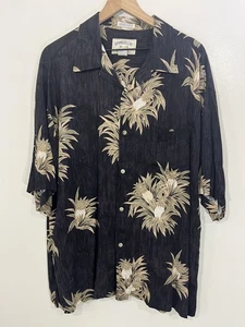 Bamboo Cay Pineapple AOP Hawaiian 2XL Shirt Preppy Aloha Resort Tropical Beach - Picture 1 of 11