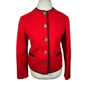 Vintage Boos Austrian Style Nordic Pure Wool Jacket Coat Womens Size 36 US 8 - Picture 1 of 12