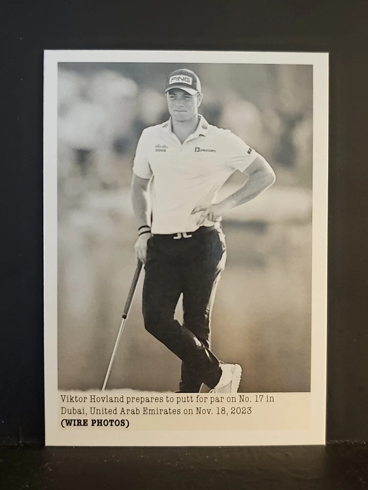 2024 Upper Deck Portfolio #146 Viktor Hovland WIRE - Image 1 of 2