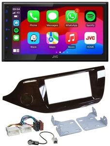 JVC Bluetooth 2DIN MP3 DAB USB Autoradio für Kia Ceed ab 12 glänzend - Bild 1 von 9