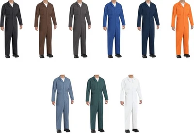 Red Kap Men's Twill Action Back Coverall with Chest Pockets - image 1 of 2