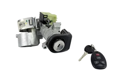 2007–2008 Saturn Outlook Ignition Key Lock Cylinder Housing w/ Key OEM 15934123 - Image 1 of 4