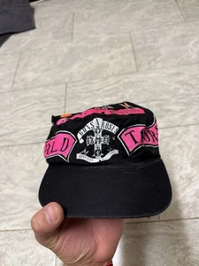 RARE Vintage Guns and Roses 1992 Appetite for Destructio Tour Hat All Over Print - Picture 1 of 8