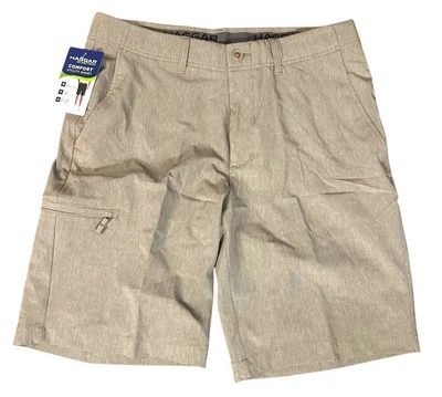 Haggar in Motion Men’s Khaki Comfort Utility Shorts NWT Size:34 - Image 1 of 4
