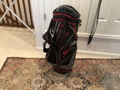 Bolsa de golf de pie Adams Golf SpeedLine Plus negra/gris/roja/blanca sin cubierta de viaje Foto 1 de 4