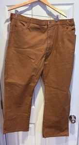 Pantalones de Carpintero Dickies Para Hombres 42x30 Marrón Pato Lona Trabajo Utilidad Calce Relajado - Imagen 1 de 7