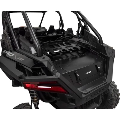 Tusk Cargo Hatch with Top Rack Black Powder Coated For POLARIS RZR Pro XP Foto 1 de 4