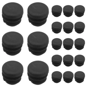 30 Pcs Pipe Plug Round Tubing Insert Plastic Cap for Tube End Caps Metal - Picture 1 of 12