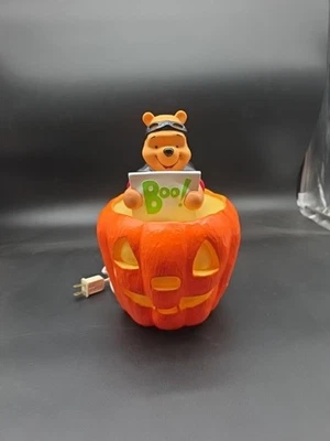 Winnie The Pooh Halloween Jack-o-lantern lámpara vintage 1999 funciona Foto 1 de 4