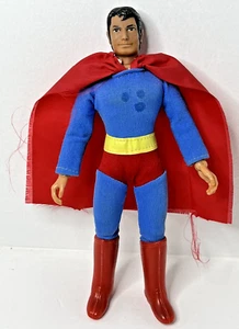 "Figura de acción vintage 1974 Mego Superman 8"" traje azul capa roja y botas DC" - Imagen 1 de 17