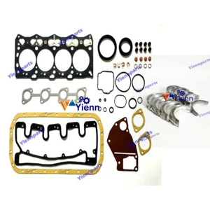 4LE2 Metal Kit Main Rod Bearing+Gasket Kit For Isuzu SK75SR SK70SR-2 Excavator - Picture 1 of 4