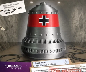 UFO Model - Die Glocke World War 2 - Diorama / Full Colour UAP Model / WWII - Picture 1 of 8