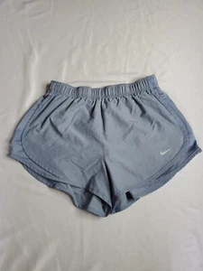 Nike Dri-FIT Running Shorts Women's Size Medium W25 L2.5 Drawstring Gray - Picture 1 of 11
