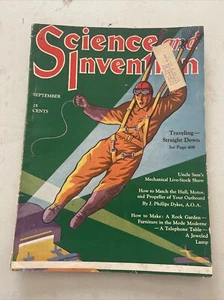 SCIENCE AND INVENTION MAGAZINE SEPTEMBER 1930 - Picture 1 of 7