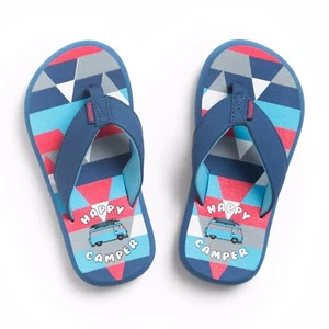 Freewaters Kinder Supreem Flip Flop Sandale Navy/Rot Größe 2/3 - Bild 1 von 6