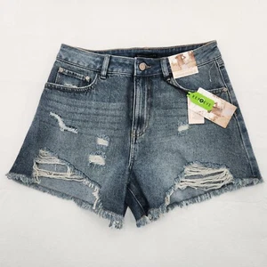 Sincerely Jules High Rise Vintage Babe Denim Jean Shorts Womens Size 5/27 - Picture 1 of 7