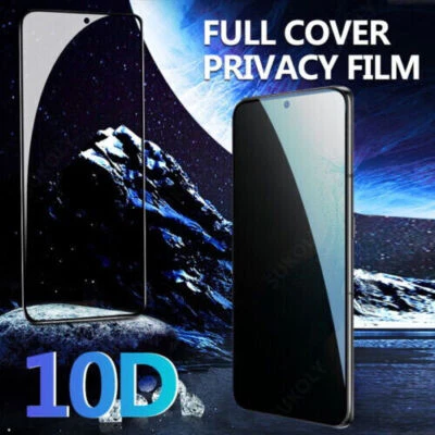 Screen Protector Film Tempered Glass Anti-peeping For Samsung Galaxy S24 S23 A73 - Image 1 of 4