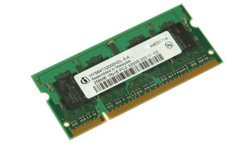 414040-001 - 256MB, 533MHZ DDR2, PC2-4200, Sdram Memory Module (Sodimm)  - Image 1 of 1