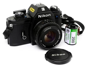 ✮ Nikon EM con objetivo Series E 50mm f/1.8 #6508540 || ¡del distribuidor! - Imagen 1 de 11