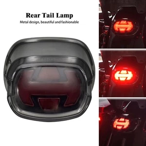 Smoke LED Turn Signal Rear Tail Light For Harley Touring Dyna Softail  Sportster - Picture 1 of 9