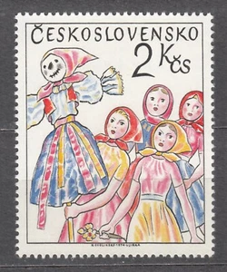 CZECHOSLOVAKIA 1975 SC#1999 MNH** 2k st., Folk Customs. - Picture 1 of 1