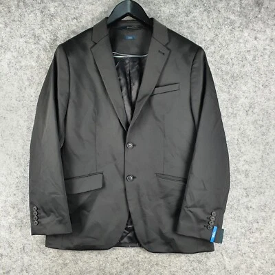 Perry Ellis Jacket Mens 42 Short Black Slim Fit Blazer Formal Business NEW 9043 - Image 1 of 4