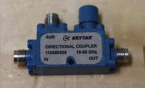 Krytar 110050006 Directional Coupler 10-50GHz, 6dB, 2.4mm GOOD, Two Available - Picture 1 of 2