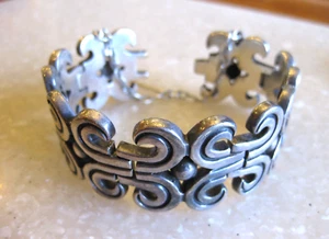 Pulsera vintage de Los Ballesteros de ley / México / 110 gramos / Cierre de pasador - Imagen 1 de 8