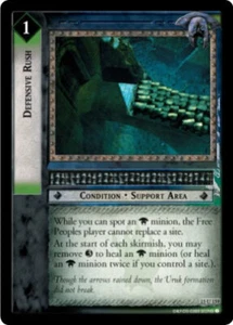 LOTR TCG HUNTERS DEFENSIVE RUSH 15U159 NM/MINT  a Top Shelf Card - Picture 1 of 1