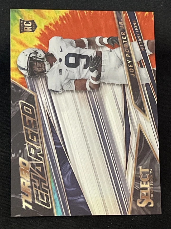 2023 Select Draft Picks Joey Porter Jr Rookie Turbocharged Tie-Dye SP 08/25 - Image 1 of 3