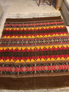 Rare, Cayuse, Pendleton Indian Trade Blanket with 1921 Label - Picture 1 of 5