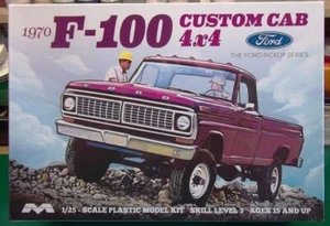 MOEBIUS 1/25 1970 Ford F100 Custom Cab 4x4 Pickup Truck MOE1230 - Picture 1 of 1