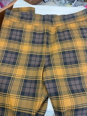 Iman Global Chic Plaid Pants 360' slimming technology size L - Image 1 of 4