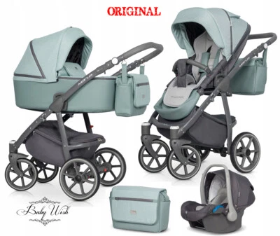 RIKO MARLA BABY STROLLER  PRAM 2in1  3in1  Isofix + FREE  EXTRAS !!! UK RETURN - Image 1 of 4